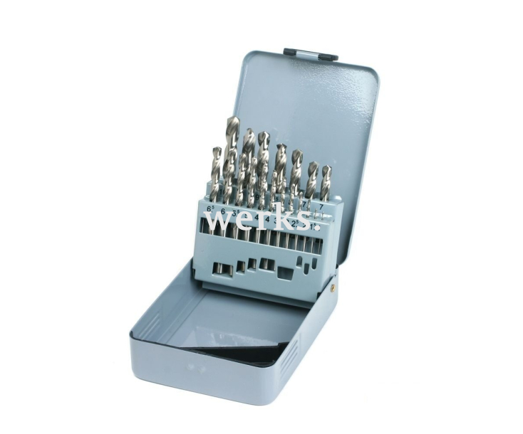 Набор свёрл DIN 338 HSS-G 1,0-10,0 мм 19 шт GSR 08343100