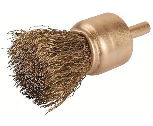 Щетка искробезопасная кистевая с рифленой проволокой Endres Tools 1750006S