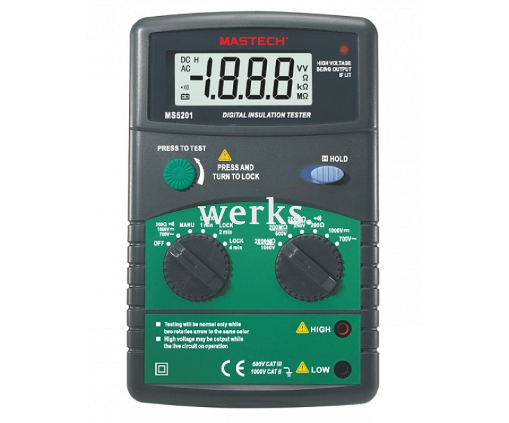 Мегомметр цифровой Mastech MS5201