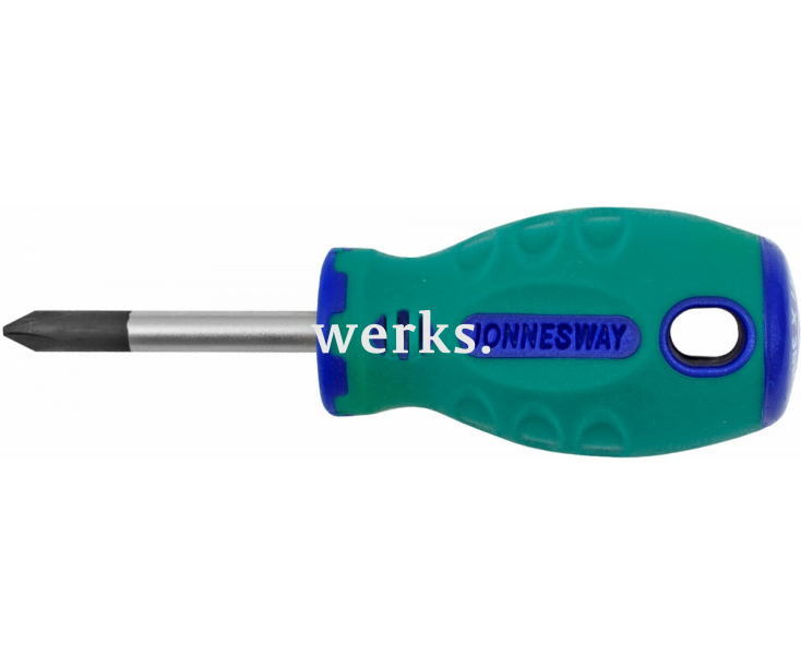 Отвертка крестовая Phillips PH1 x 38 Jonnesway ANTI-SLIP GRIP D71P138