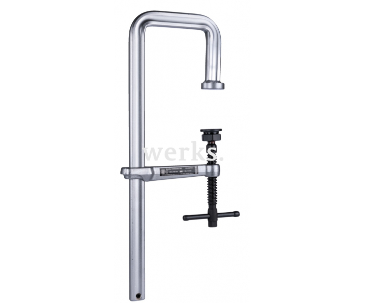 Тяжёлая U-образная струбцина VIRIDIS, с Т-образной рукояткой KUKKO 476K0300-140