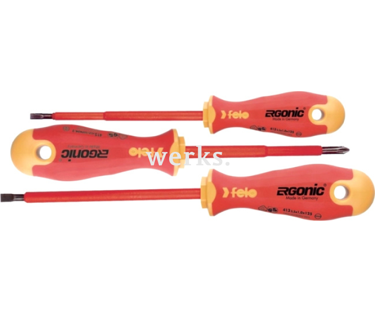 Набор отверток SL PH Felo Ergonic VDE 3 предмета 41393194