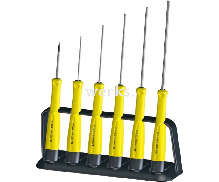 Набор прецизионных антистатических отверток HEX PB Swiss Tools PB 8642.ESD 6 шт.