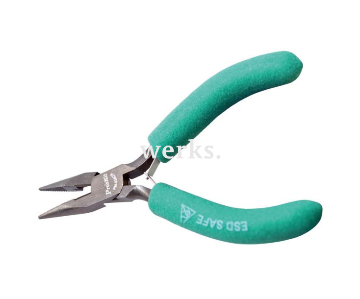 Длинногубцы прецизионные антистатические Proskit PM-036CN