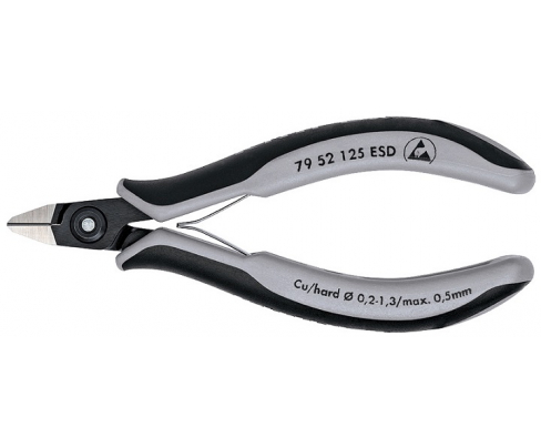 Прецизионные кусачки боковые для электроники антистатические ESD Knipex KN-7952125ESD