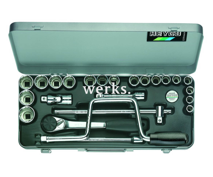 Набор торцовых ключей с насадками 75-0110-М Heyco HE-00075011083 26 предметов