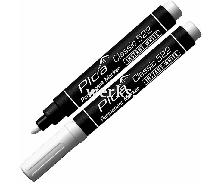 Маркер перманентный белый Instant-White Pica 522/52