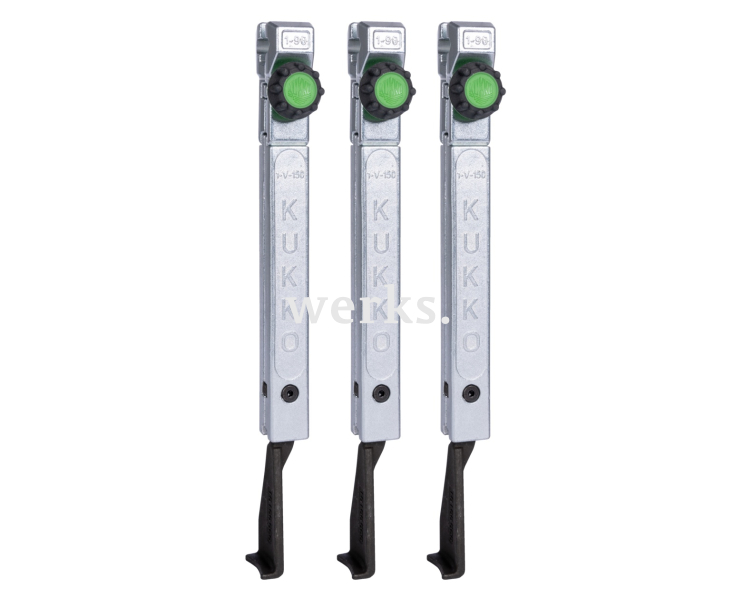 3 узких, быстро регулируемых спусковых крючка (комплект) KUKKO 1-253-Sx