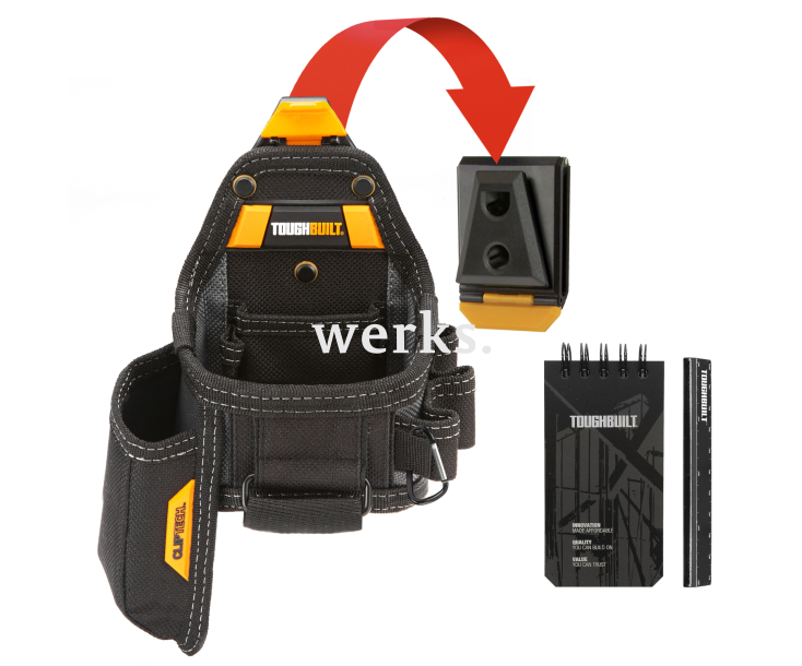Сумка для рулетки с карманом для ножа поясная TOUGHBUILT TB-CT-25X