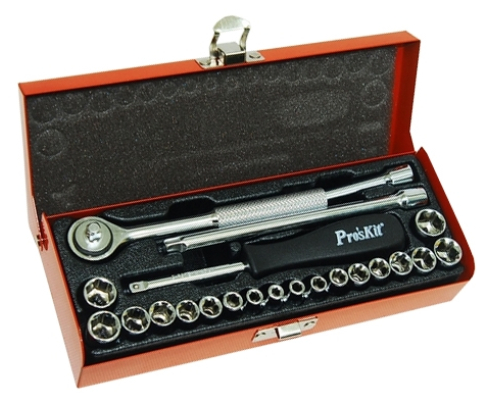 Набор торцовых головок с ключом ProsKit 8PK-SD016