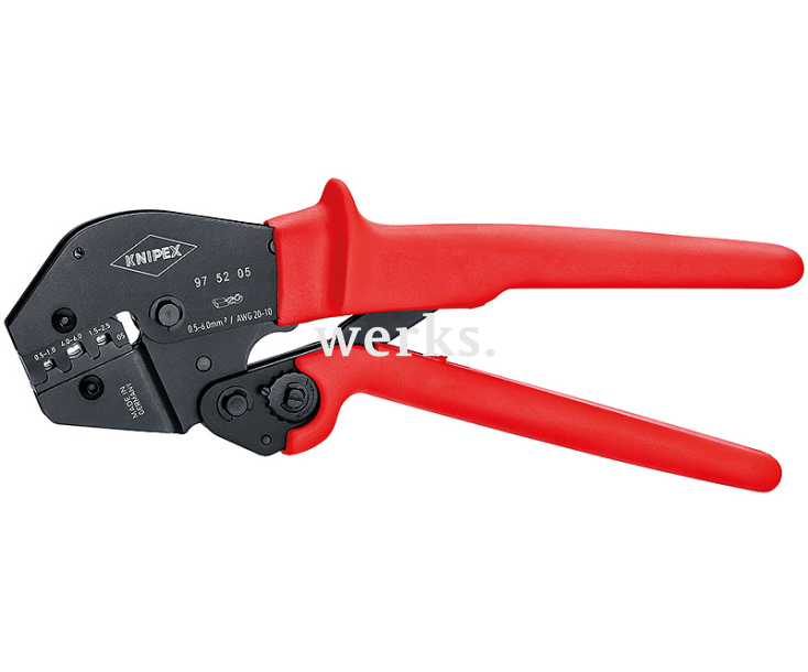 Клещи зажимные для опрессовки для работы обеими руками Knipex KN-975205