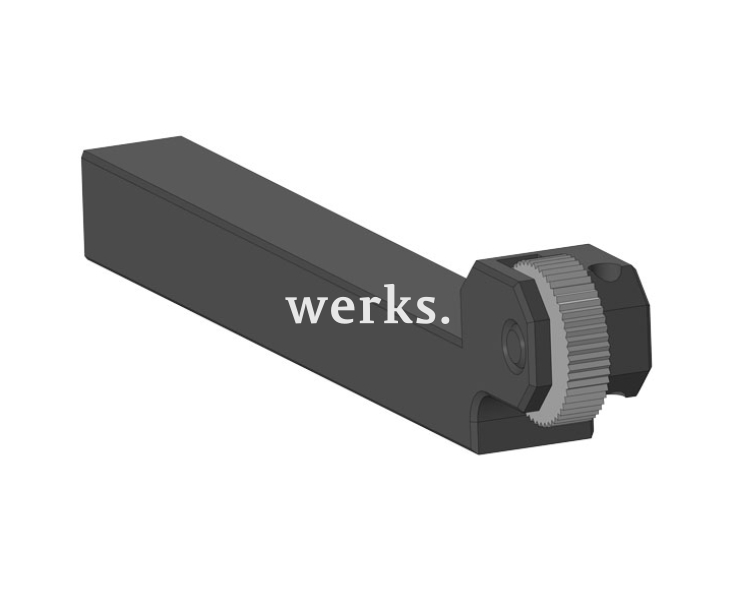 Державка для накатки левая со смещением L10x10x99-10/15 UMIC 3550200211