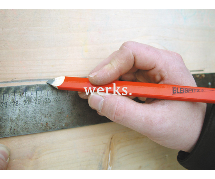 Карандаш строительный плотницкий Bleispitz 0310 240 мм