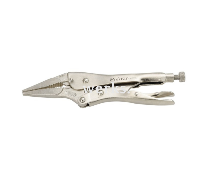 Длинногубцы ProsKit PN-378E с регулируемой блокировкой