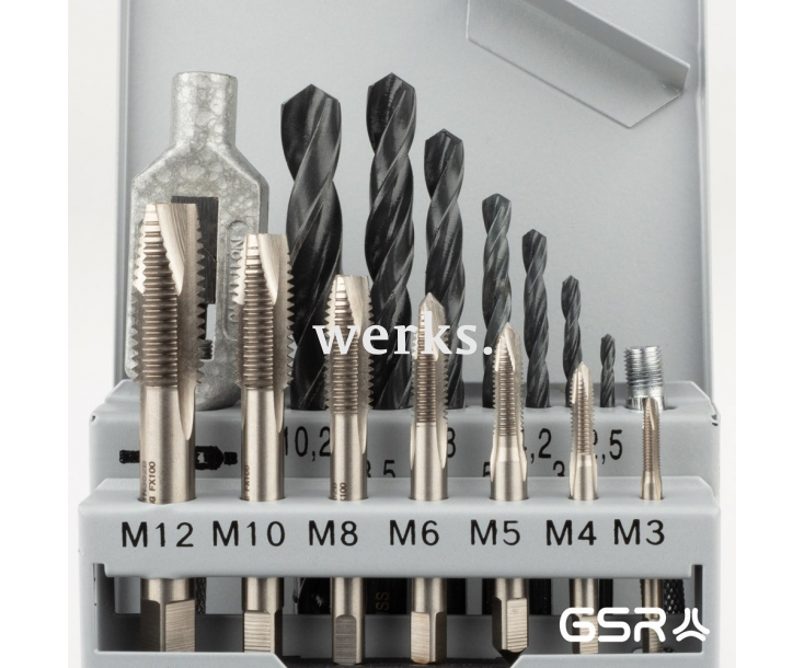 17-пр. Машинно-ручные метчики Form B+VW+WZH Satz M3-M12 Werks W.1416080