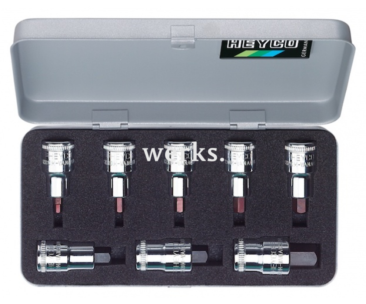Набор шестигранных насадок 1/2" 50-55-2 - M Heyco HE-00050550283 8 предметов