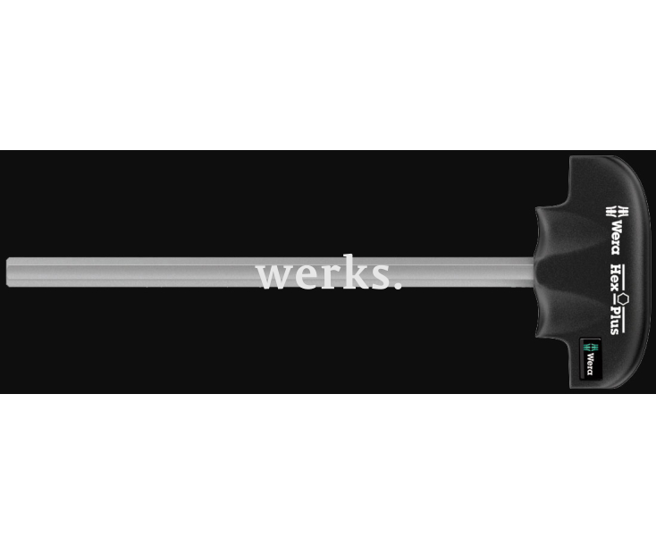 Отвертка Hex-Plus Wera 454 WE-013313 8.0 x 350 для винтов с внутренним шестигранником поперечная ручка
