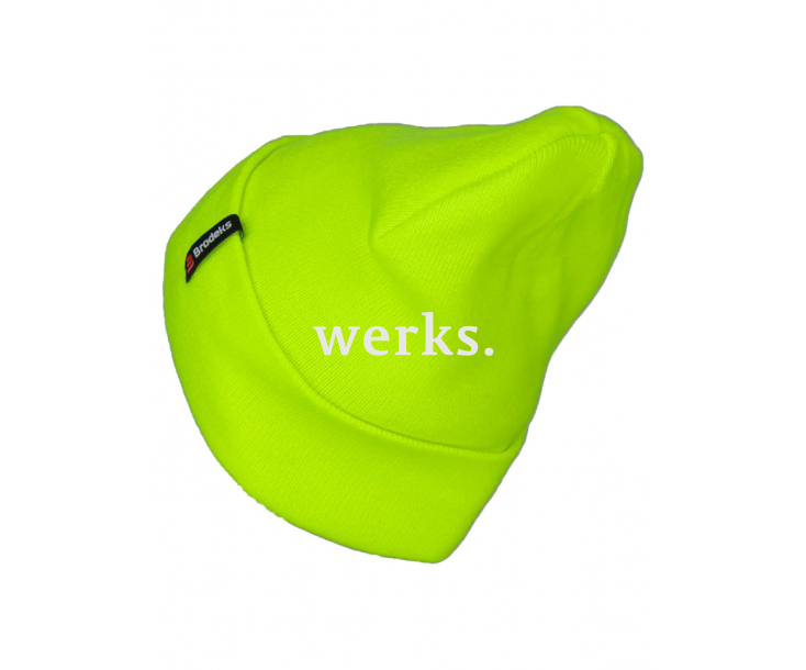 Шапка Brodeks Light Longer HV салатовый