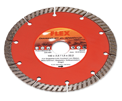 Алмазный отрезной диск 140 x 22,2 мм Flex Diamantjet VI 334464