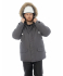 Зимняя куртка-парка Brodeks KW 204 серый с опушкой (XL)