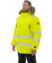 Зимняя сигнальная куртка-парка Brodeks KW 220 желтый с опушкой (XXXXL)