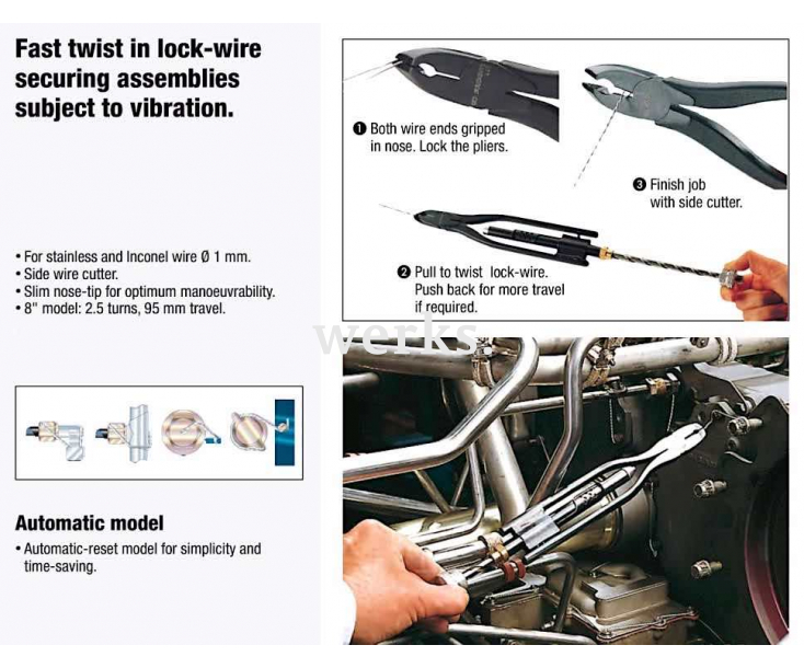 Плоскогубцы 215 мм для тормозов Facom 445.8R
