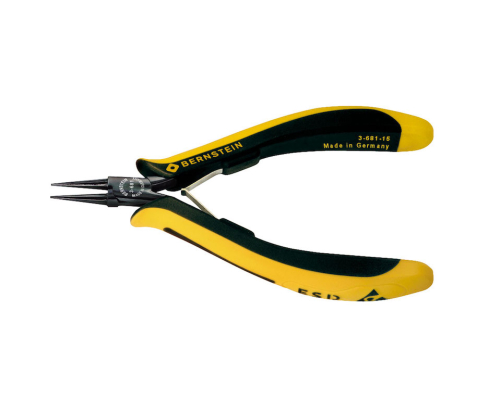 Круглогубцы тонкие прецизионные EUROline антистатические Bernstein BS-3-681-15