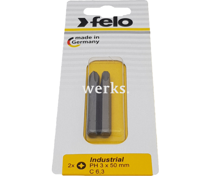 Набор крестовых бит Felo Phillips PH3 2 предмета 02203536