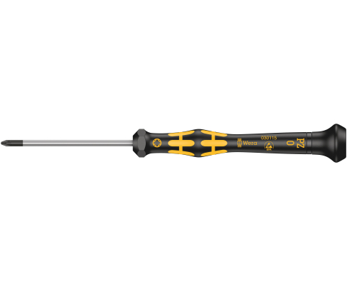 Отвертка Pozidriv Wera Kraftform Micro ESD 1555 PZ WE-030116 PZ 1 х 80 крестовая