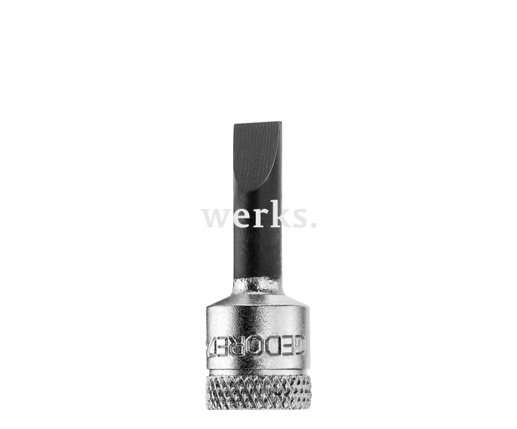 Головка торцевая с отверточной вставкой 1/4