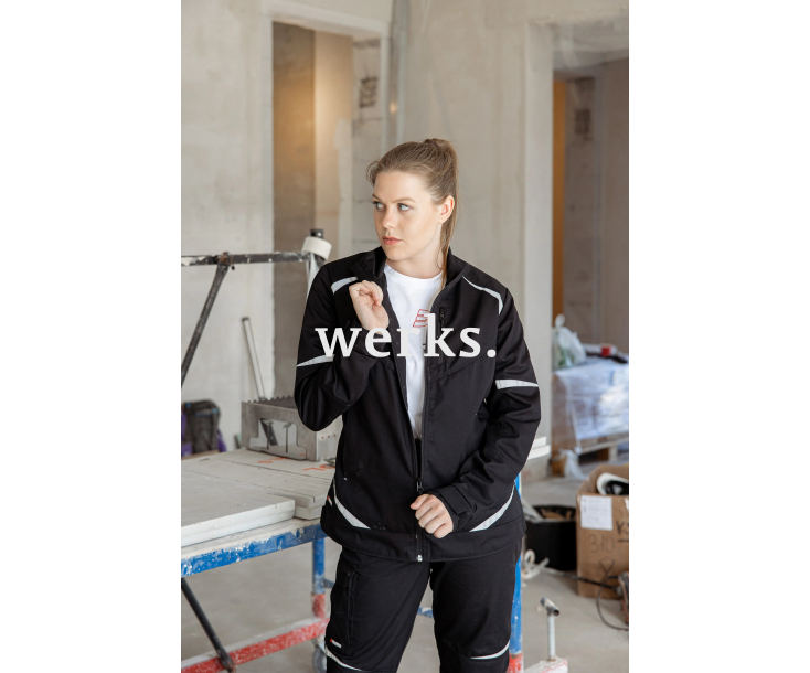 Женская рабочая куртка Brodeks KS228 черный (M)