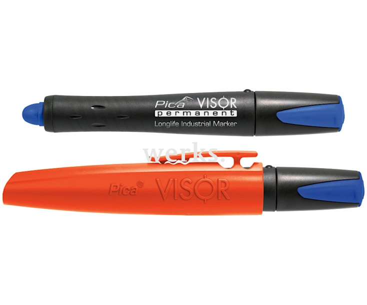 Маркер строительный Pica-Visor синий 990/41