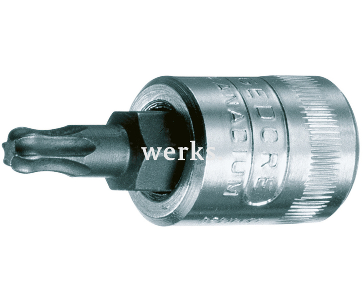 Головка торцевая с отверточной вставкой 1/4
