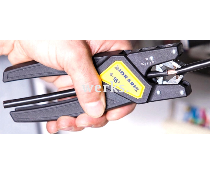 Клещи 6-16 для снятия изоляции с круглых кабелей Jokari JK 20090