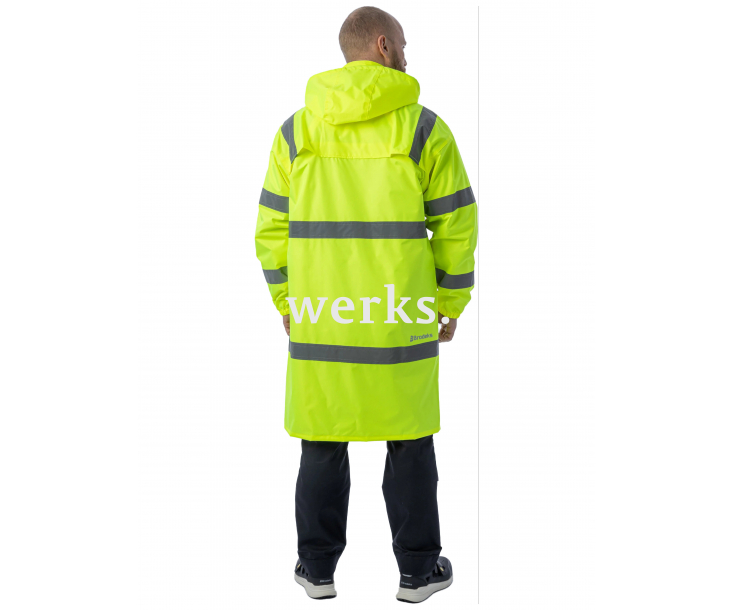 Сигнальный плащ-дождевик Brodeks KS252 желтый (XXL)