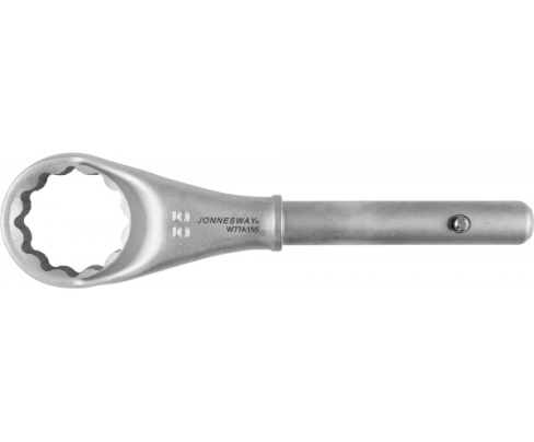 Ключ накидной усиленный 55 мм d24.5/300 мм Jonnesway W77A155