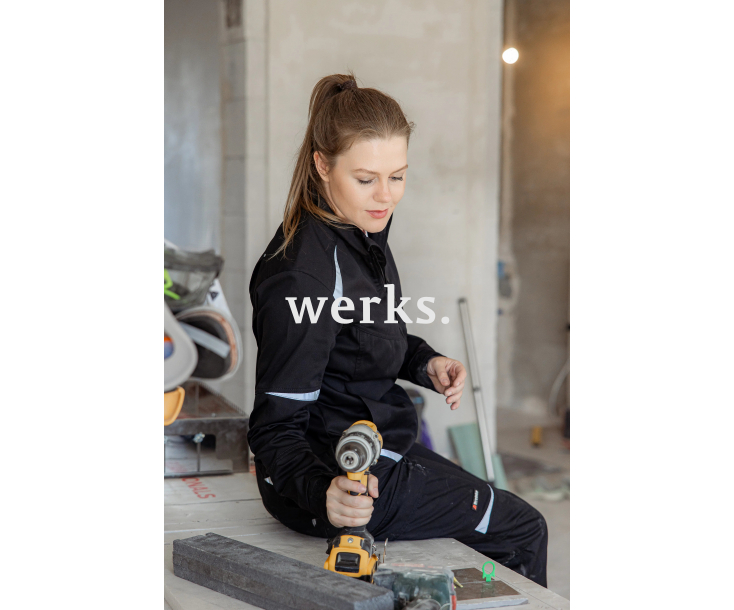 Женская рабочая куртка Brodeks KS228 черный (XXXL)