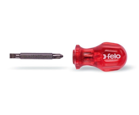 Отвертка укороченная SL/PH со сменным жалом Felo PH2 x 6,0 х 60 32696510