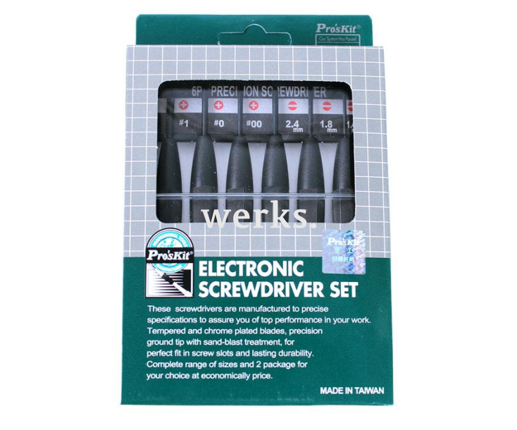 Набор прецизионных отверток ProsKit 8PK-2061 SL PH