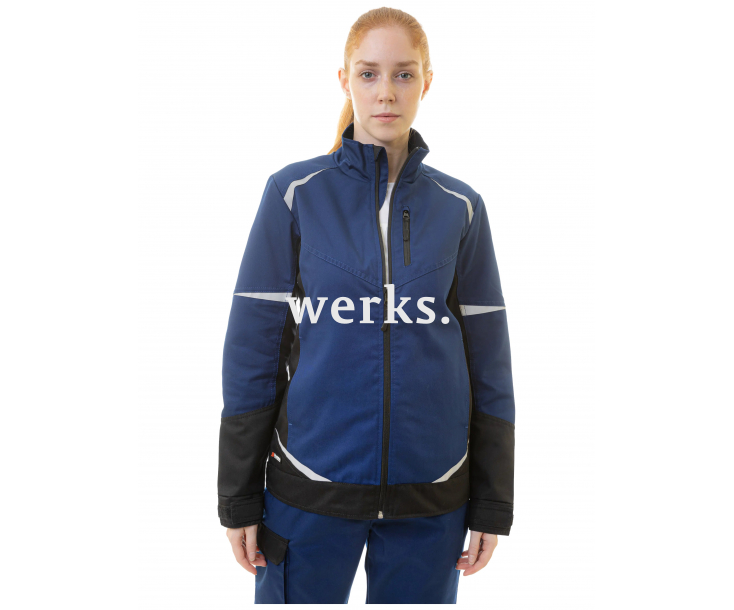 Женская рабочая куртка Brodeks KS228 синий/черный (L)