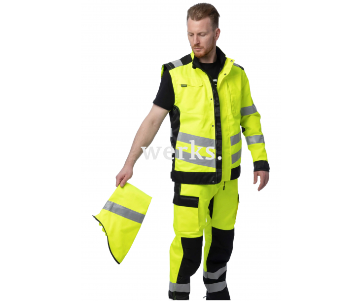 Сигнальная куртка Brodeks KS225 желтый/черный (S)