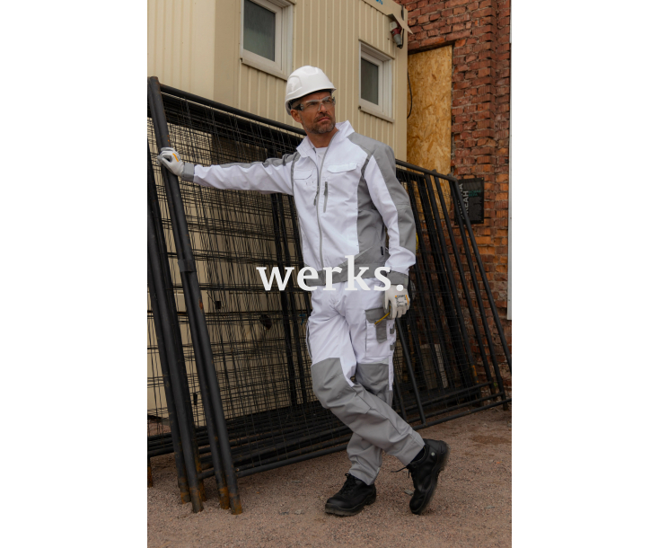 Куртка Brodeks KS202 белый/серый (M)