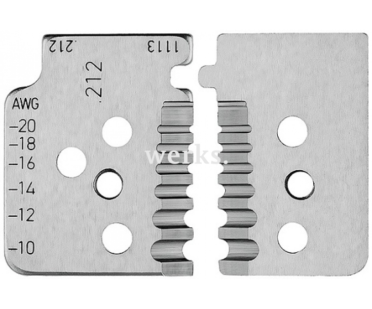 1 пара запасных ножей для KN-121213 Knipex KN-121913