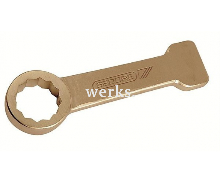 Ключ искробезопасный накидной ударный 12-тигранный DIN 7444 Endres Tools 0100019S