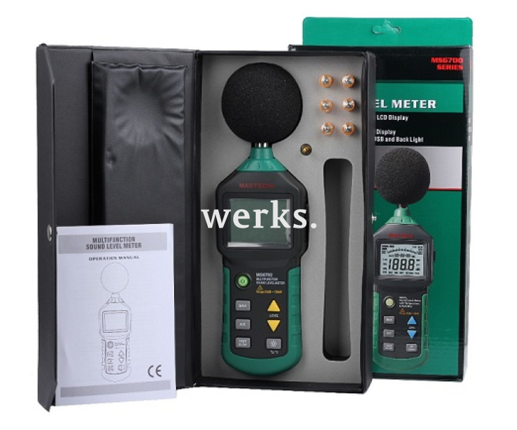 Шумомер цифровой Mastech MS6702