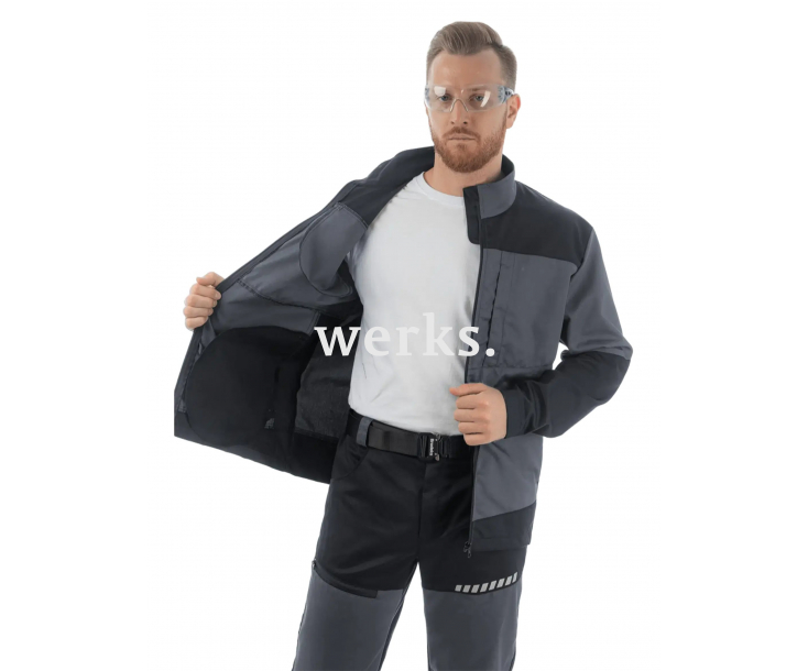 Летняя куртка Brodeks KS 234 серый/черный (XS)