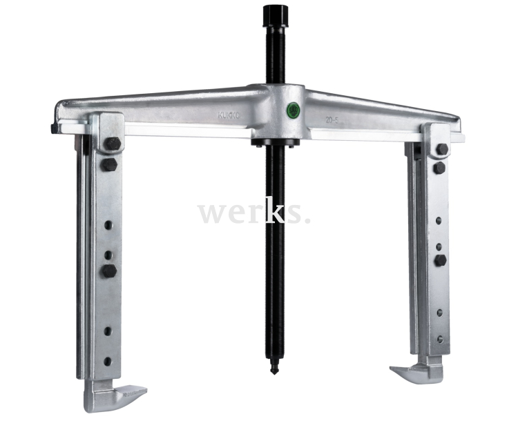 Съемник универсальный двухлапый 750 x 400-700 мм с регулируемой глубиной зажима KUKKO 20-5-AV