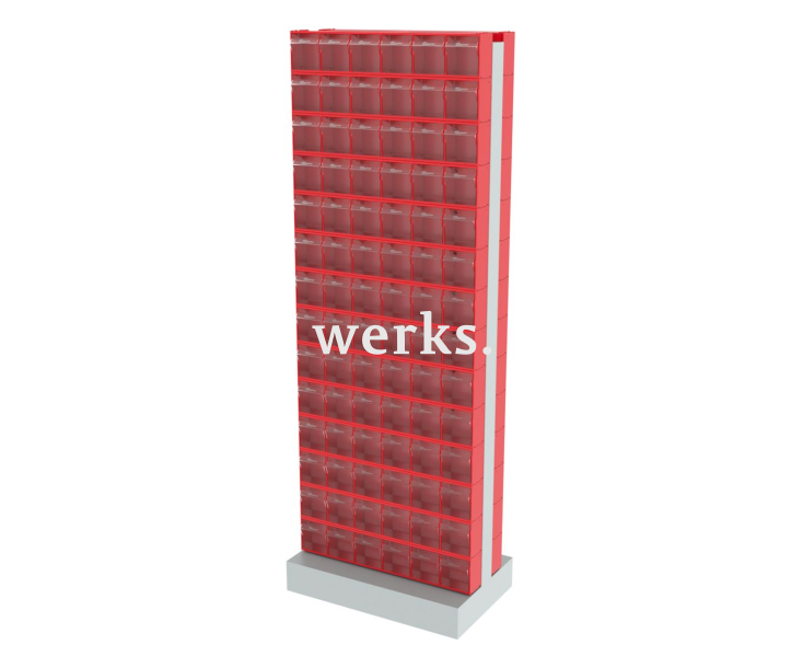 Стойка двусторонняя напольная Стелла-техник 406-00-14-00 (600х380х1650)