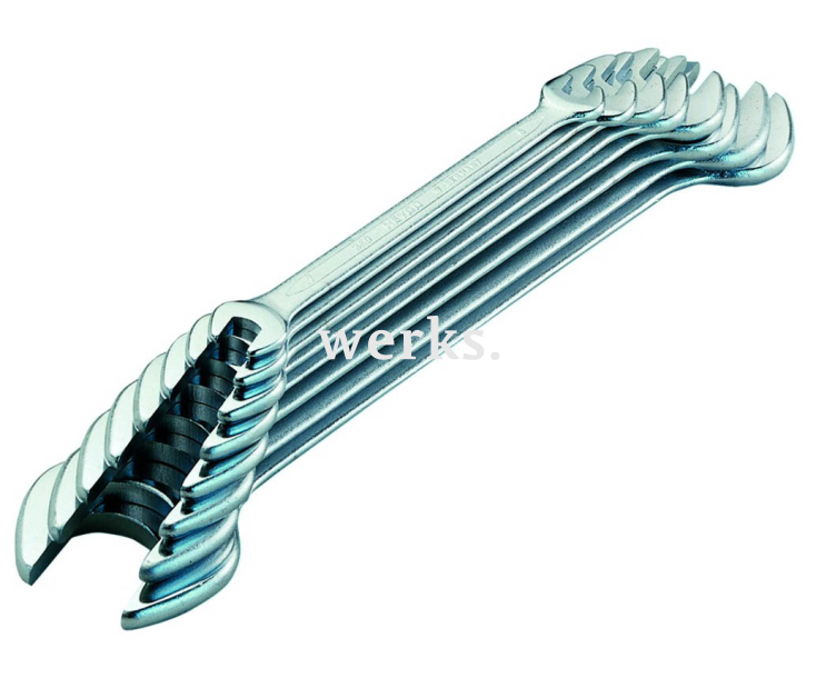 Набор двусторонних рожковых гаечных ключей K 350-12-M Heyco HE-00350947082 12 штук