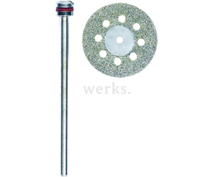 Отрезной диск алмазный с вентиляционными отверстиями Proxxon Ø 20 мм 28844